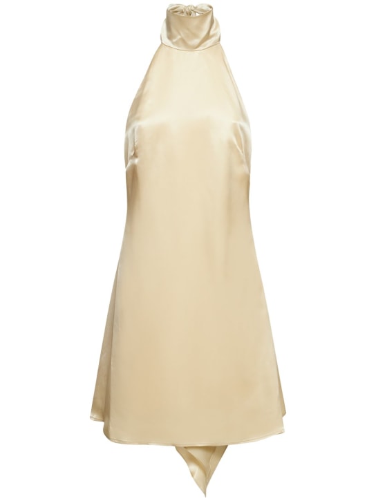 Deveaux: Minikleid aus Cuprosatin „Reed“ - women_0 | Luisa Via Roma