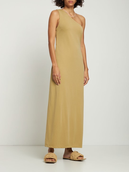 Third Form: Robe longue asymétrique Form - Kaki - women_1 | Luisa Via Roma