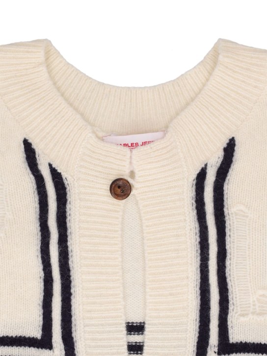 Charles Jeffrey LOVERBOY: Sailor lambs wool collar - Ecru - women_0 | Luisa Via Roma
