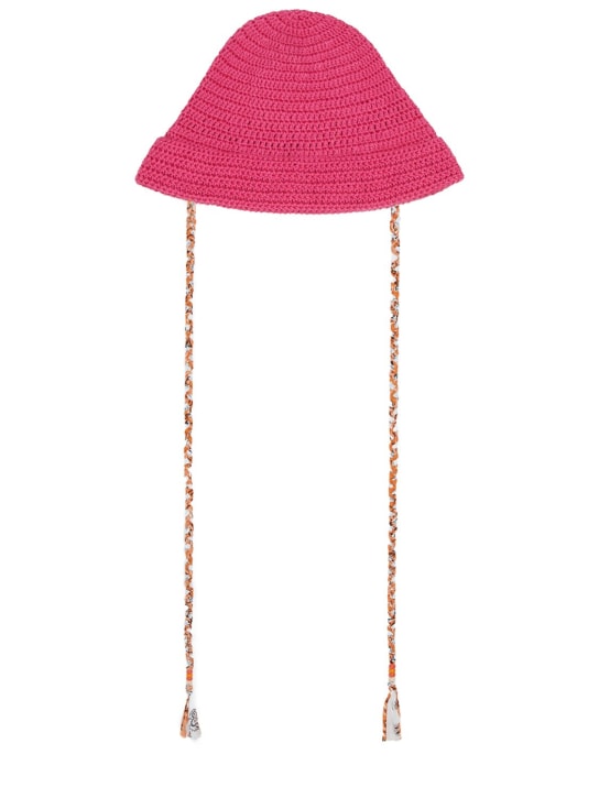Alanui: Beach break handmade hat - Stella Pink - women_0 | Luisa Via Roma