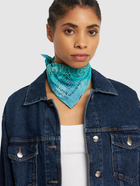 Alanui: Tie dye cotton bandana - women_1 | Luisa Via Roma