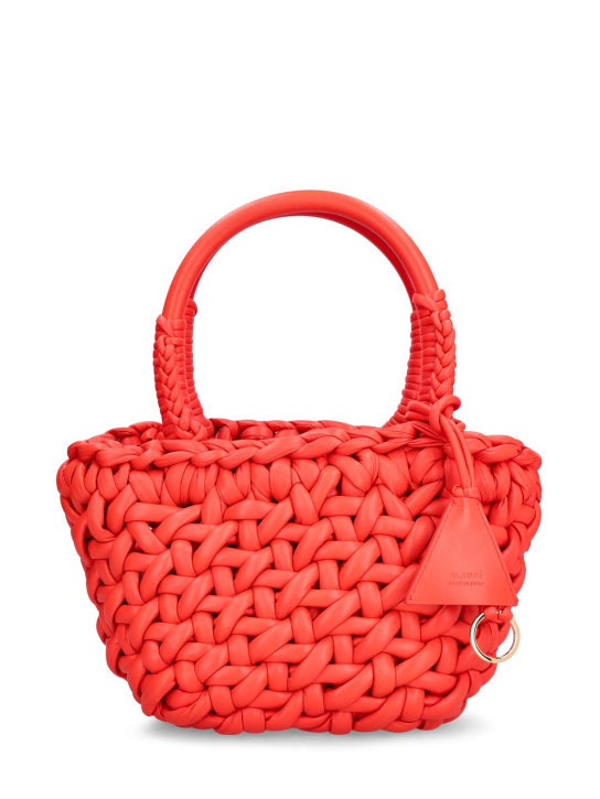 Alanui: Small Icon leather bag - Orange - women_0 | Luisa Via Roma