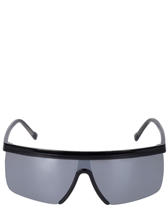 Giuseppe Di Morabito: Gafas máscara de acetato lentes de espejo - Black/Mirror - women_0 | Luisa Via Roma