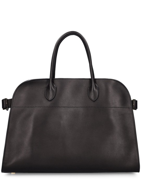 The Row: Margaux 15 smooth leather tote bag - women_0 | Luisa Via Roma