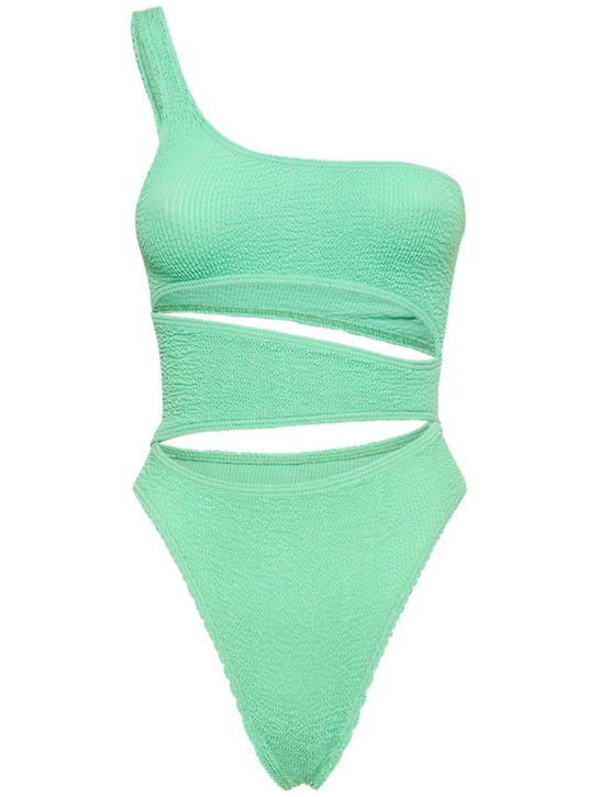 Bond Eye: Rico one shoulder swimsuit - Green - women_0 | Luisa Via Roma