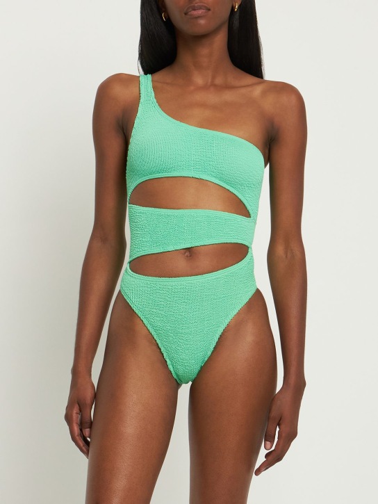 Bond Eye: Rico one shoulder swimsuit - Green - women_1 | Luisa Via Roma