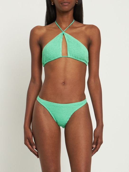 Bond Eye: Yasmine cropped bikini top - Grün - women_1 | Luisa Via Roma
