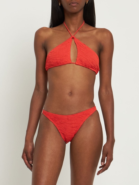 Bond Eye: Yasmine cutout bikini top - Red - women_1 | Luisa Via Roma