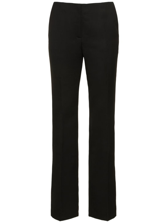 Lula wool straight pants ANINE BING Women Luisaviaroma