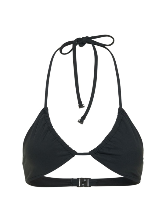 Zulu & Zephyr: Halter bikini top - Schwarz - women_0 | Luisa Via Roma