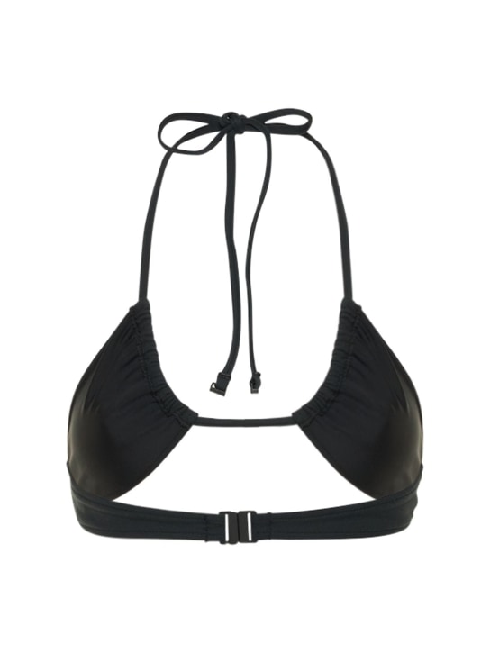 Zulu & Zephyr: Top de bikini cuello halter - Negro - women_1 | Luisa Via Roma
