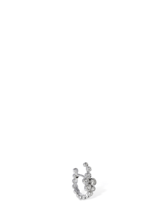 Maria Black: Garbo 14kt 골드 다이아몬드 싱글 귀걸이 - Silver - women_0 | Luisa Via Roma
