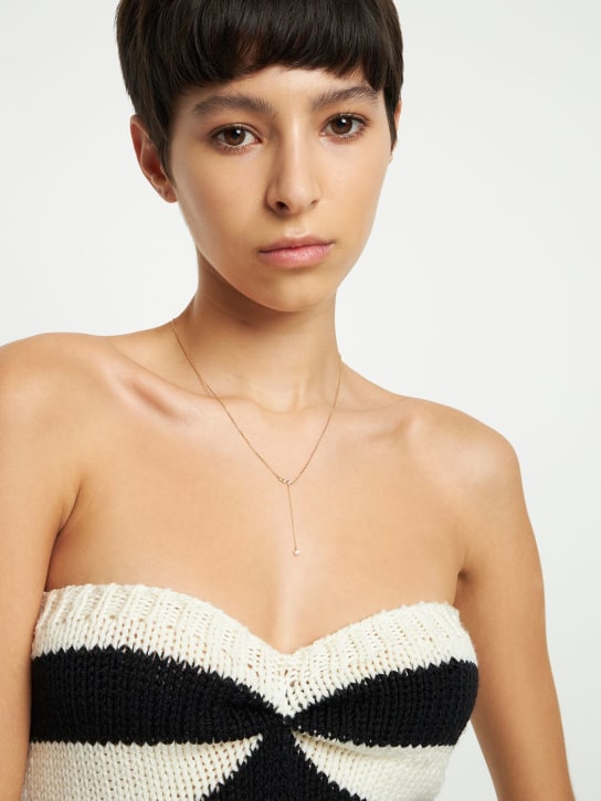 Maria Black: Grace 14kt gold & diamond necklace - Gold/Crystal - women_1 | Luisa Via Roma