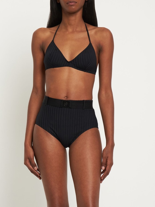 Eres: Curacao triangle bikini top - Black - women_1 | Luisa Via Roma