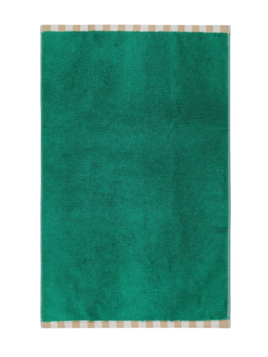 Dusen Dusen: Asciugamano in spugna di cotone bicolor - Verde/Arancione - ecraft_0 | Luisa Via Roma