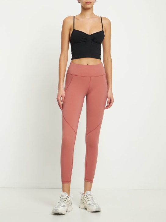 Sweaty Betty: Leggings vita alta Power Work Out - Rosa/Marrone - women_1 | Luisa Via Roma