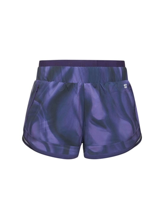 Sweaty Betty: Short On Your Mark 4 - Bleu/Blanc - women_0 | Luisa Via Roma