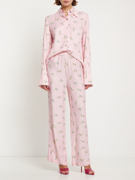 Sleeper: Blossom ビスコースシャツ - ピンク - women_1 | Luisa Via Roma
