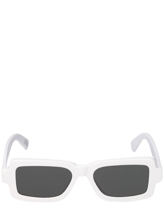 Retrosuperfuture: Pilastro acetate sunglasses - White/Smoke - men_0 | Luisa Via Roma