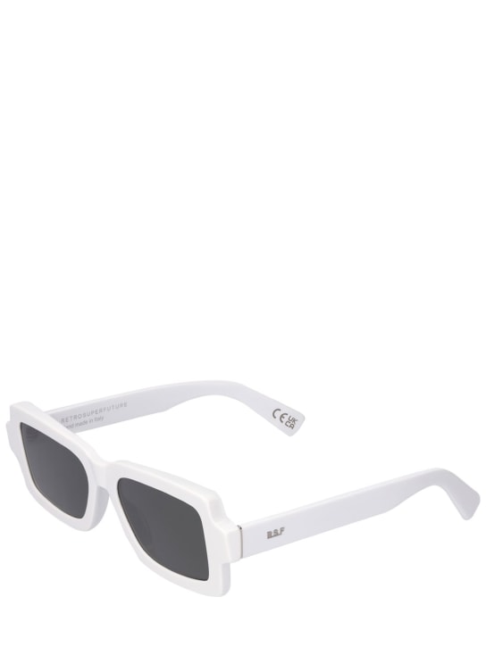 Retrosuperfuture: Pilastro acetate sunglasses - White/Smoke - men_1 | Luisa Via Roma