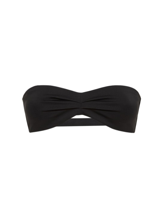 Ziah: Hardi bandeau bikini top - Black - women_0 | Luisa Via Roma
