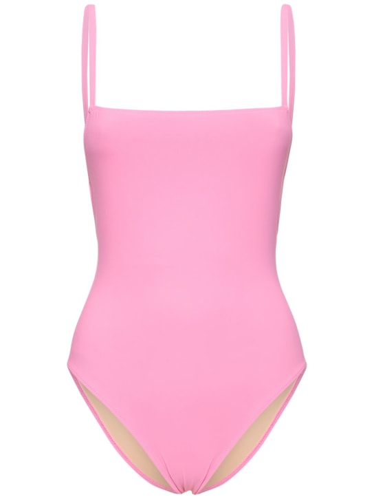 Lido: Tre geometrical one piece swimsuit - Pink - women_0 | Luisa Via Roma