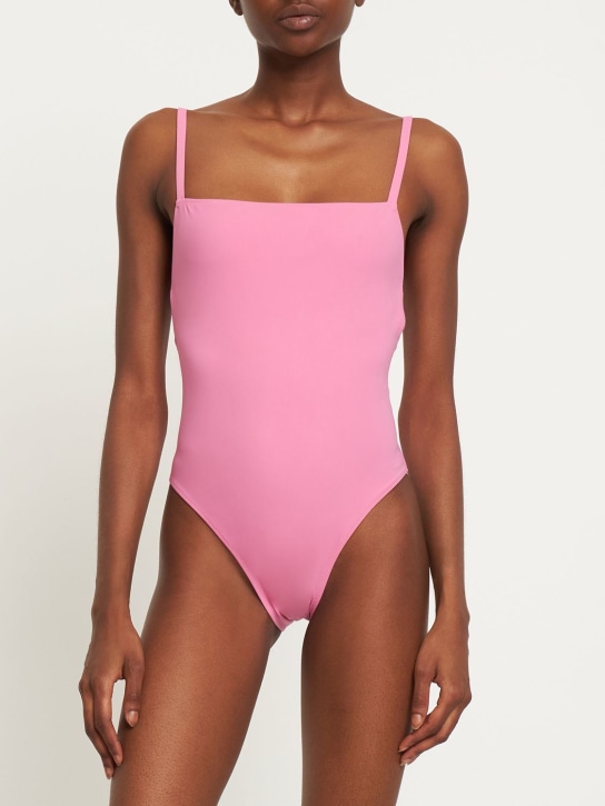 Lido: Tre geometrical one piece swimsuit - Pink - women_1 | Luisa Via Roma