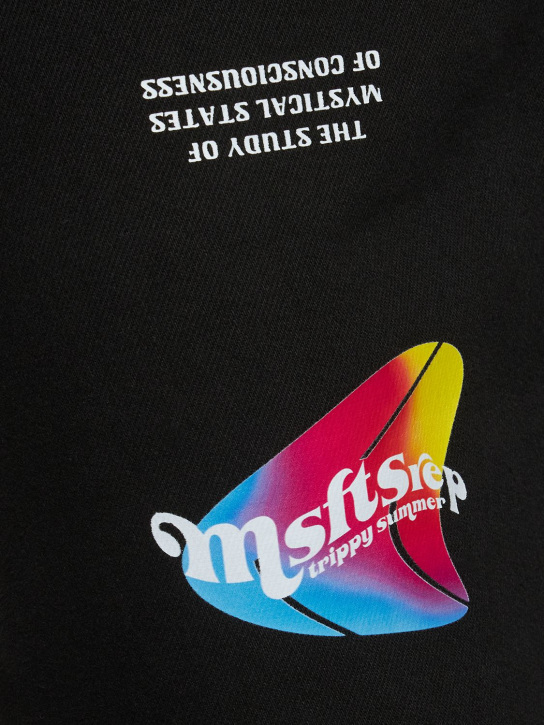 MSFTSrep: Jeans rectos de denim de algodón - Negro - men_1 | Luisa Via Roma