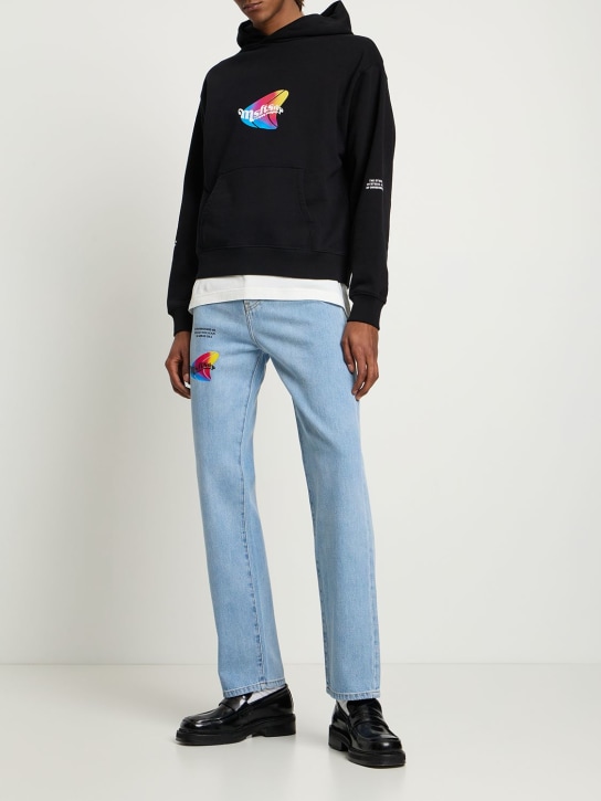 MSFTSrep: Trippy棉质直筒牛仔裤 - 蓝色 - men_1 | Luisa Via Roma