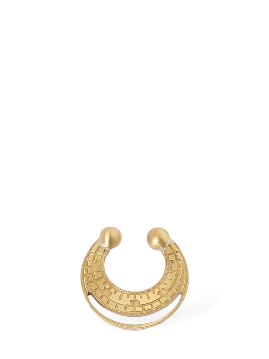Balmain: Zodiac nose ring - Gold - women_0 | Luisa Via Roma