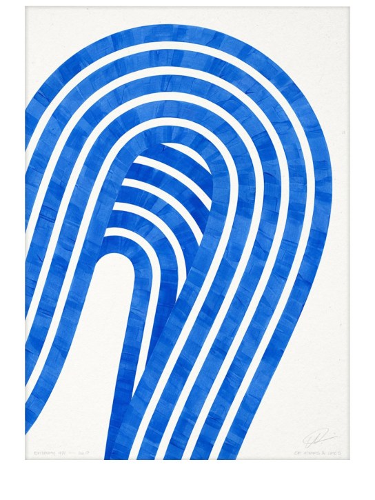 Paper Collective: Entropy Blue 01 - 블루 - ecraft_0 | Luisa Via Roma
