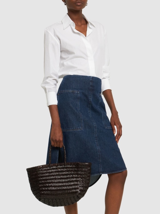 Dragon Diffusion: Triple Jump Small leather basket bag - women_1 | Luisa Via Roma