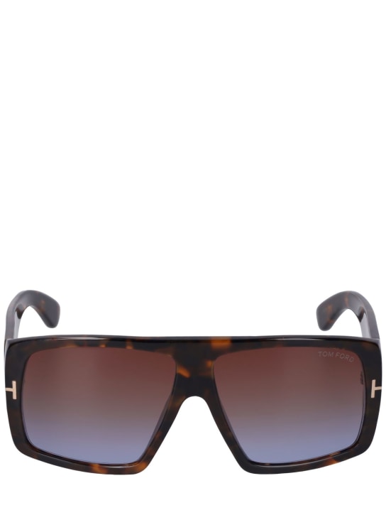 Tom Ford: Gafas de sol cuadradas de eco acetato - women_0 | Luisa Via Roma