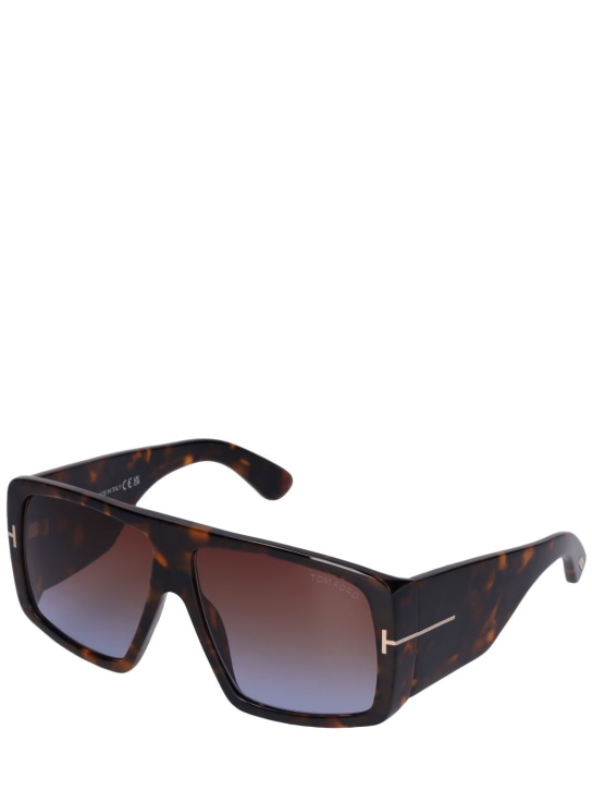 Tom Ford: Raven squared eco acetate sunglasses - women_1 | Luisa Via Roma