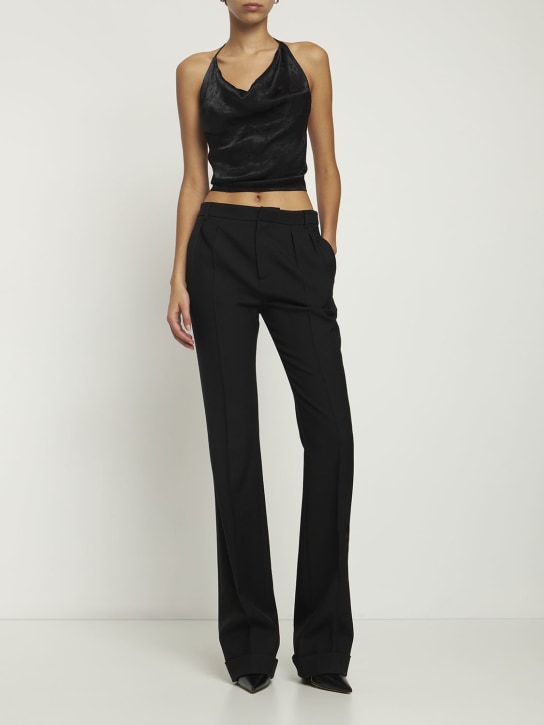 Musier Paris: Haut dos nu en viscose Dani - Noir - women_1 | Luisa Via Roma