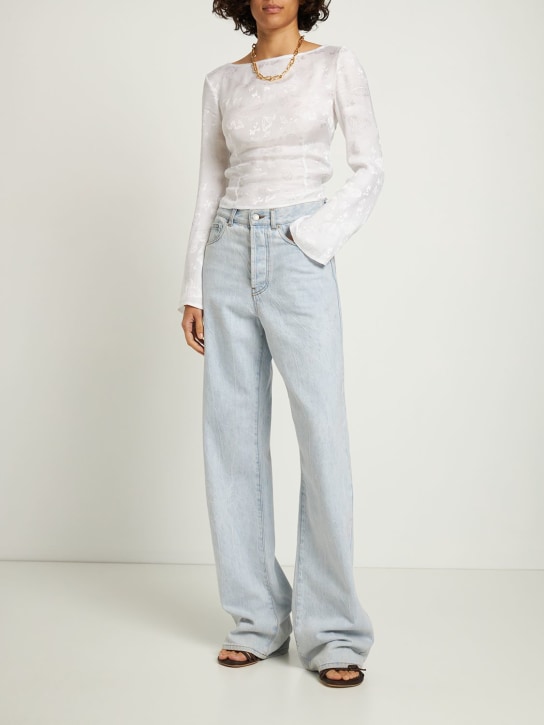 Musier Paris: Top de jacquard - Blanco - women_1 | Luisa Via Roma