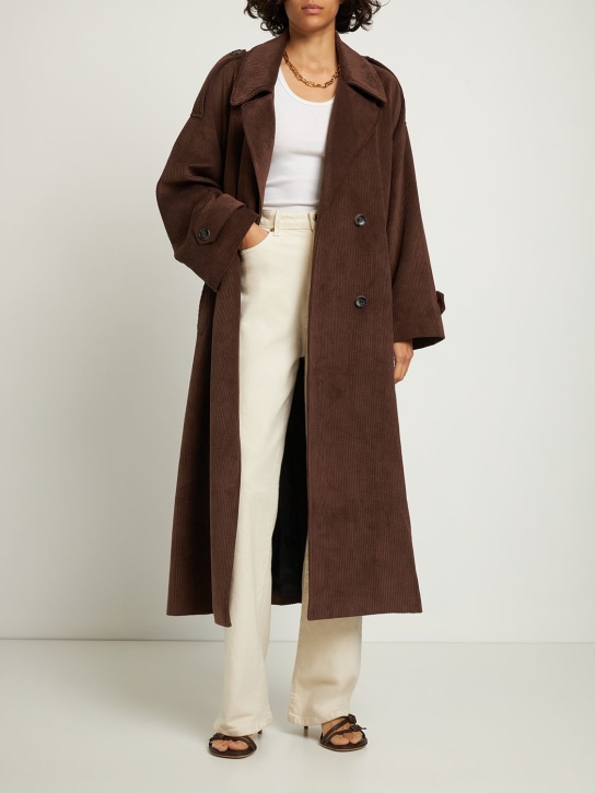 Musier Paris: Myriam velvet trench coat - women_1 | Luisa Via Roma