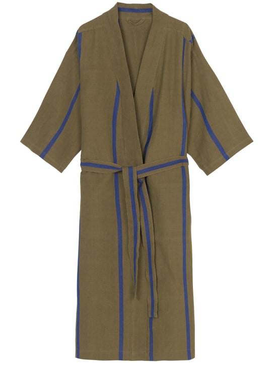 Ferm Living: Field bath robe - Green - ecraft_0 | Luisa Via Roma