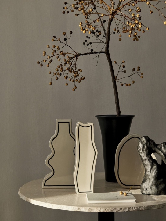 Ferm Living: Vase Curvy Paste - Off-White - ecraft_1 | Luisa Via Roma
