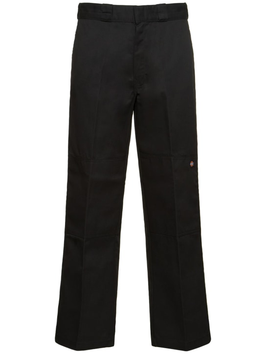 Dickies: Pantaloni workwear con doppio ginocchio - Nero - men_0 | Luisa Via Roma