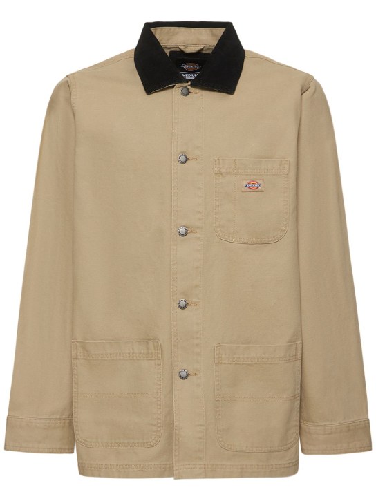 Dickies: Duck cotton canvas chore coat - men_0 | Luisa Via Roma