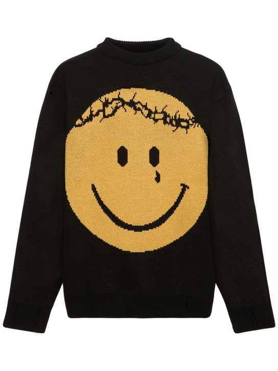Someit: K.O.K vintage knit sweater - Siyah - men_0 | Luisa Via Roma