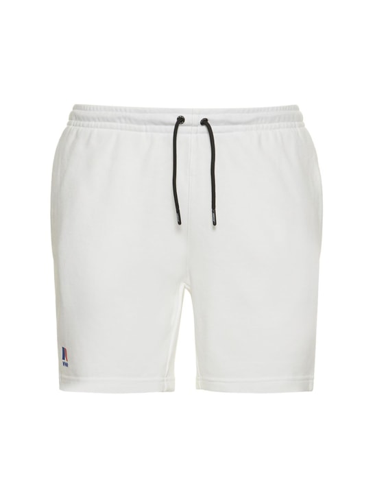 K-Way: Shorts aus Baumwollmischgewebe „Le Vrai Dorian“ - Weiß - men_0 | Luisa Via Roma