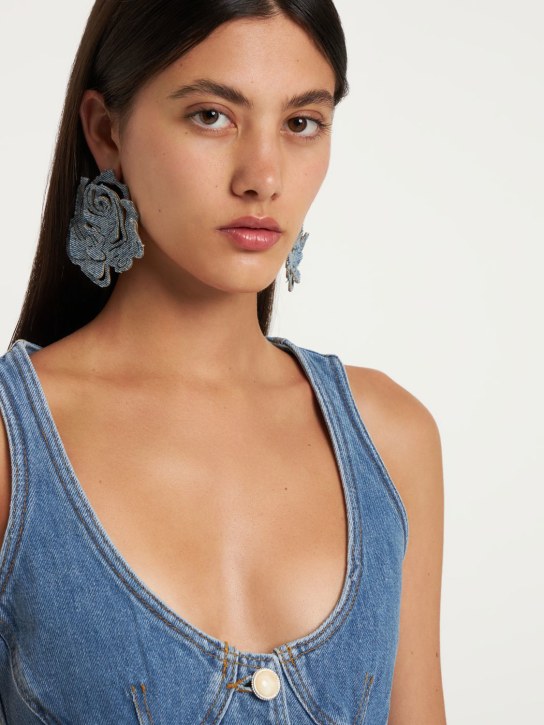 Y/PROJECT: Maxi rose stud earrings - women_1 | Luisa Via Roma