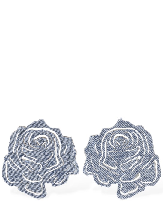 Y/PROJECT: Maxi rose stud earrings - women_0 | Luisa Via Roma
