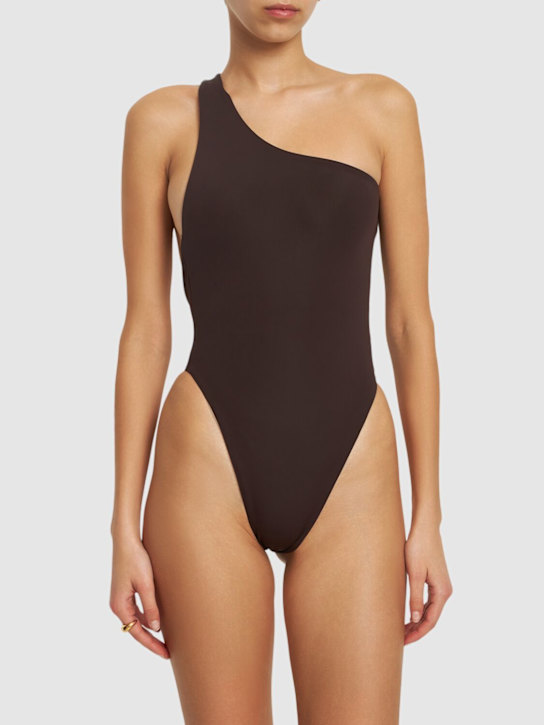 Plunge onepiece swimsuit - Thumbnail 2