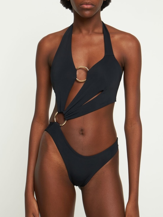 Louisa Ballou: Sex wax onepiece swimsuit - Siyah - women_1 | Luisa Via Roma