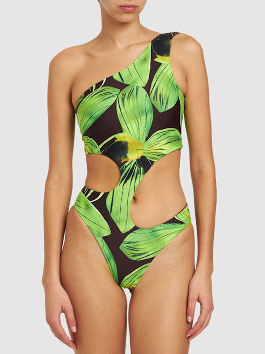 Carve printed stretch onepiece swimsuit - Thumbnail 2
