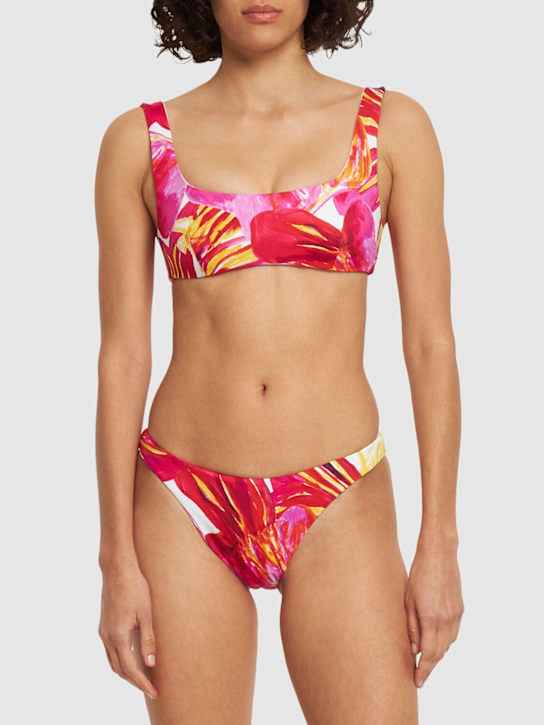 Scoop printed bikini bottom - Thumbnail 2
