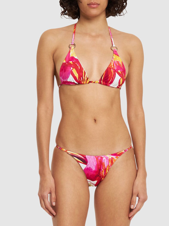 Mini ring printed bikini bottom - Louisa Ballou - Women  | Luisaviaroma